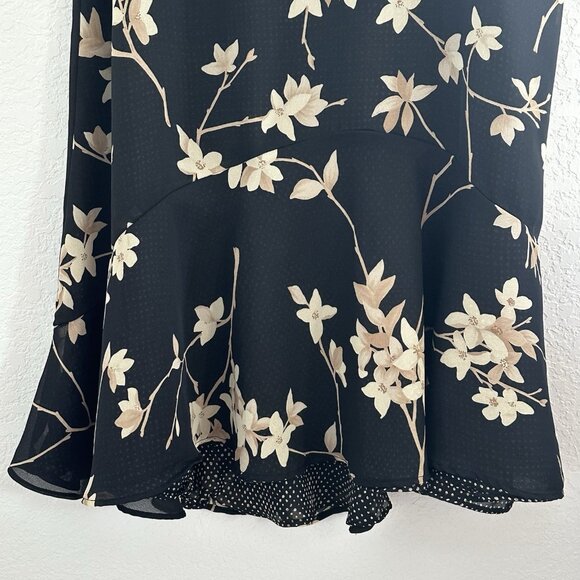 CJ Banks Skirt Womens 1X Reversible Floral‎ Dark Cottagecore Fairy Boho - Picture 6 of 12